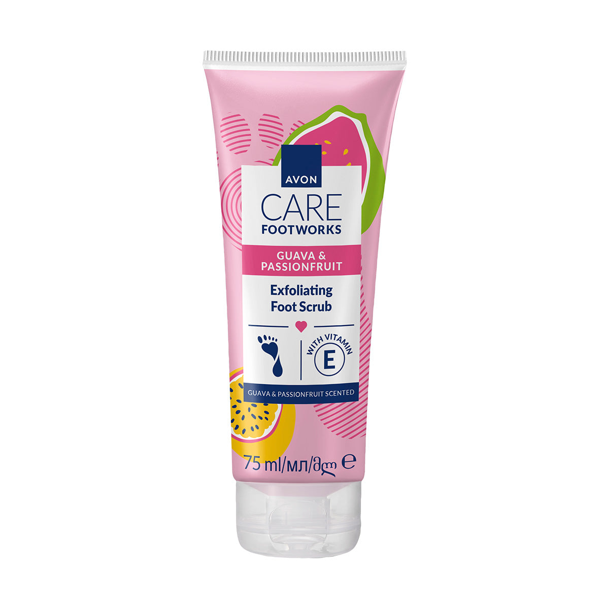 Avon Care Footworks Guava & Passion Fruit Exfoliating Foot Scrub