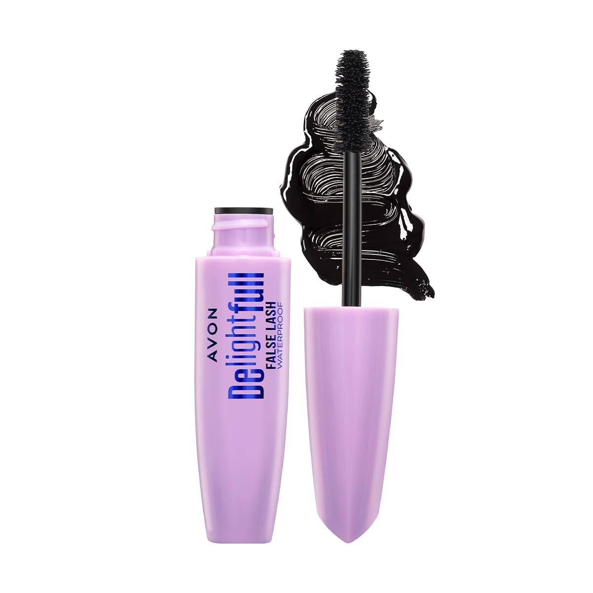 Avon Delightfull Waterproof False Lash Mascara Blackest Black 1496952 10ml