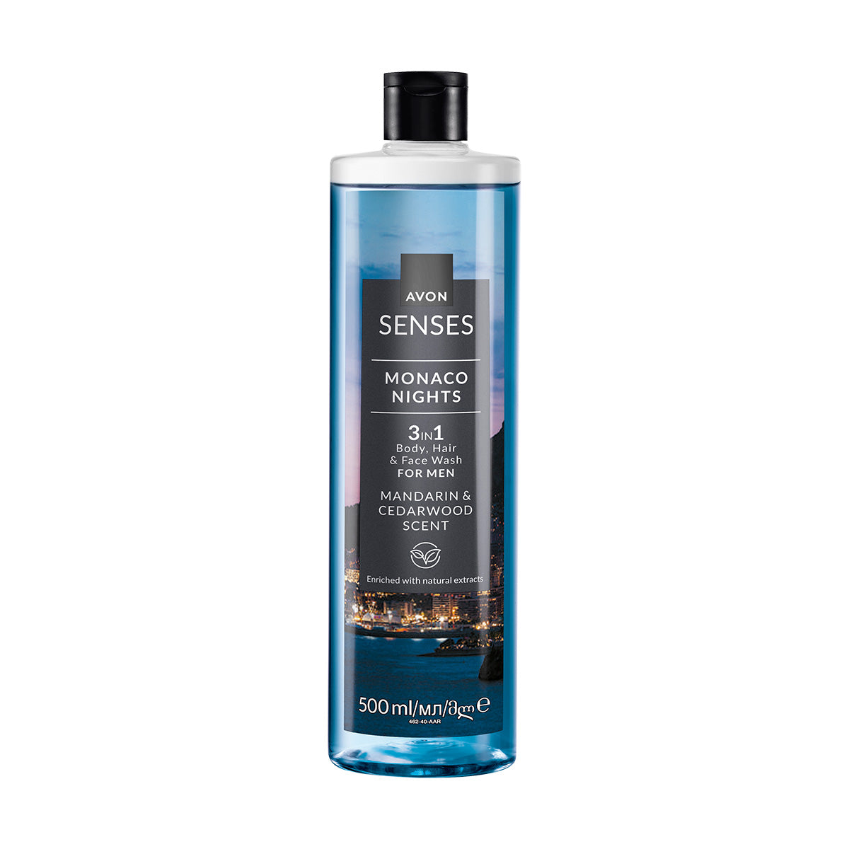 Avon Senses 3in1 Monaco Nights Shower Gel 500ml