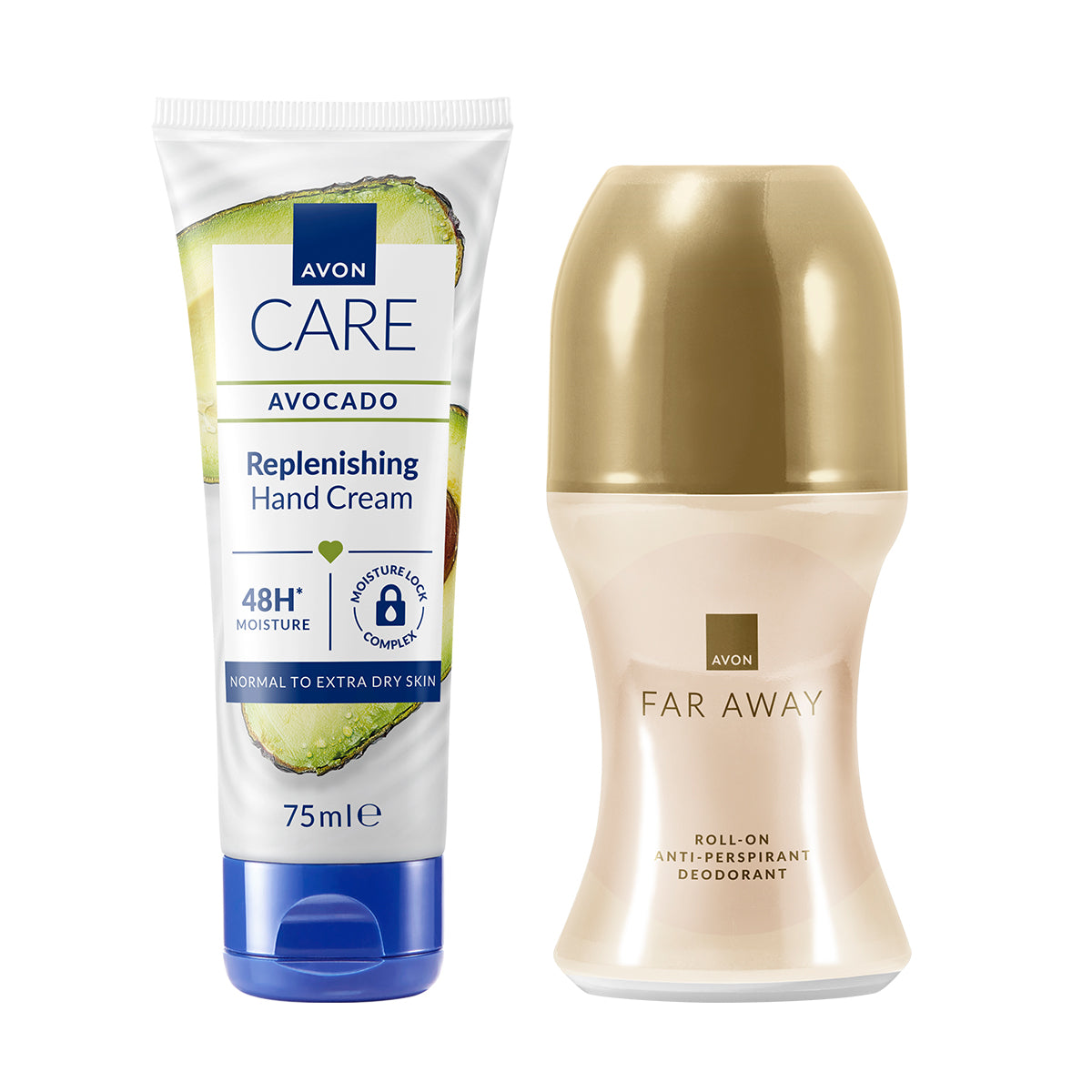 HAND CREAM AVOCADO & ROLL ON FARAWAY PACK