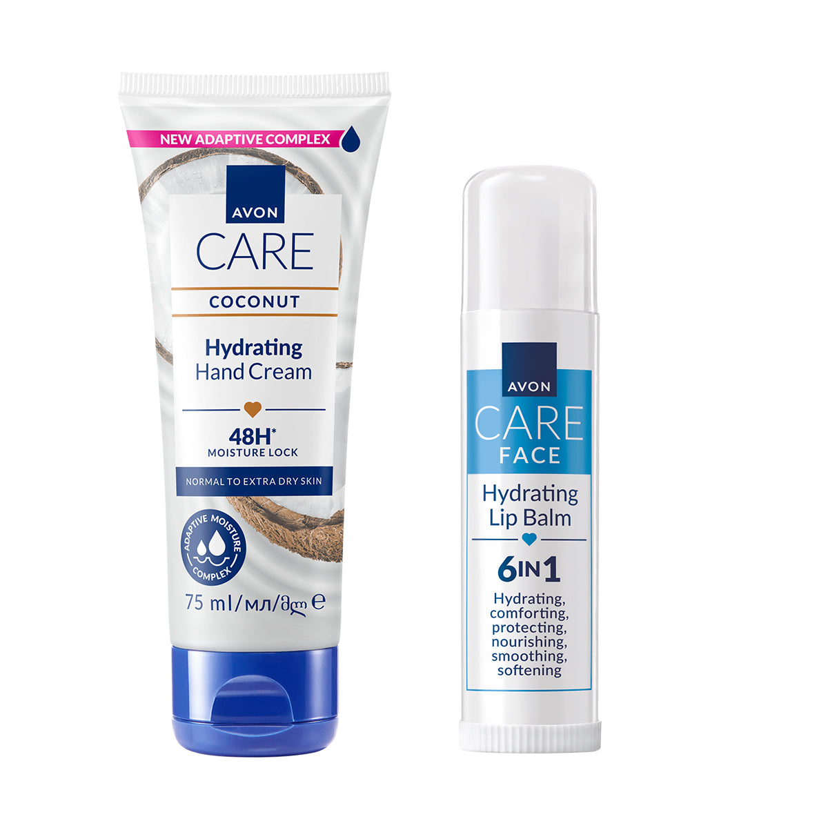 LIP BALM & HAND CREAM COCONUT OIL PACK