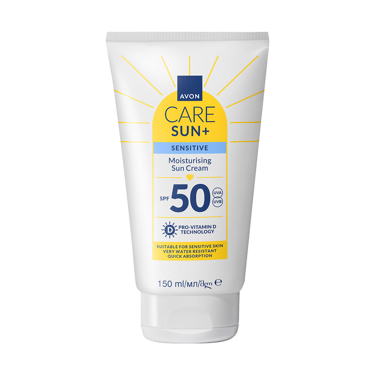 Pure & Sensitive Moisturising Sun Cream SPF 50